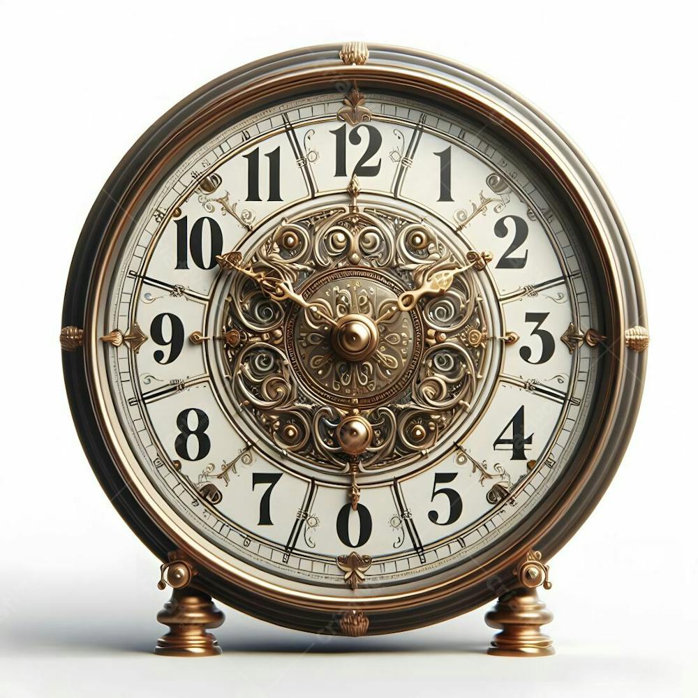 Relógio Matinal Vintage Morning Clock Neon Icon 3D 2D Retrô Néon Icone Elemento