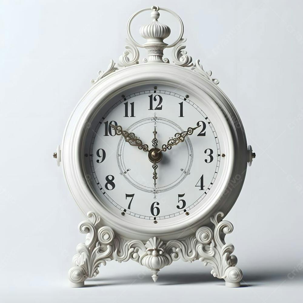 Relógio Matinal Vintage Morning Clock Neon Icon 3D 2D Retrô Néon Icone Elemento