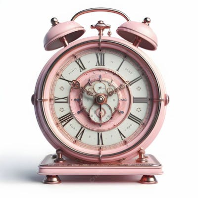 Relógio Matinal Vintage Morning Clock Neon Icon 3D 2D Retrô Néon Icone Elemento