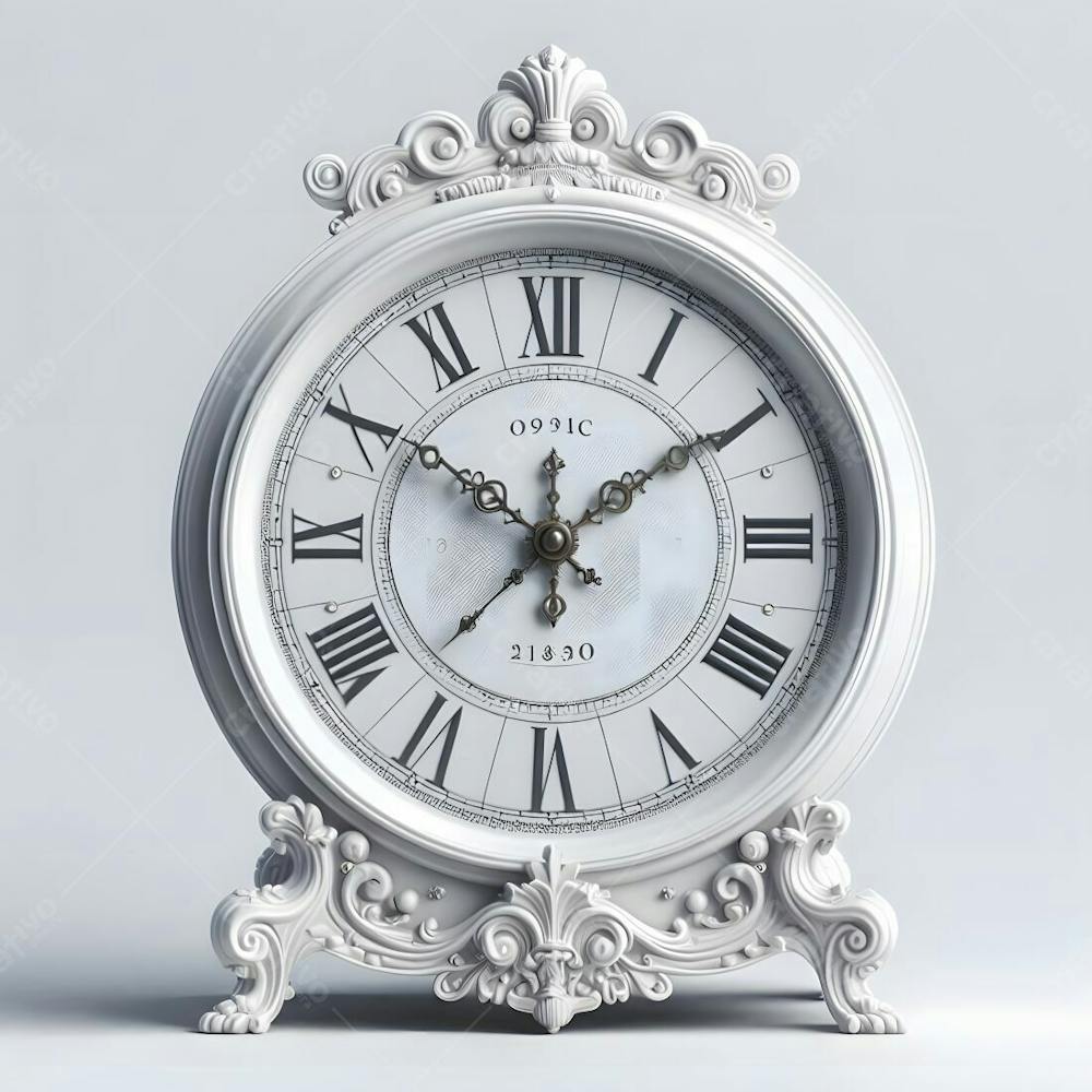 Relógio Matinal Vintage Morning Clock Neon Icon 3D 2D Retrô Néon Icone Elemento