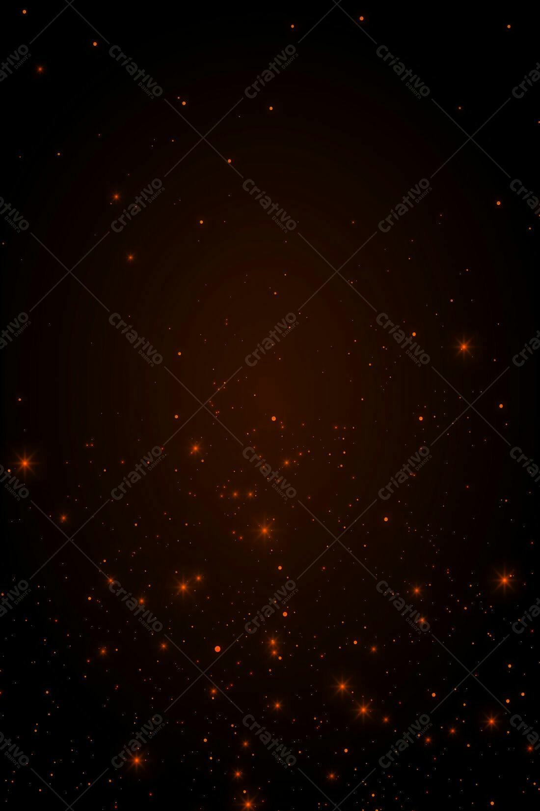 Textura Fundo Estrelado Laranja para Design