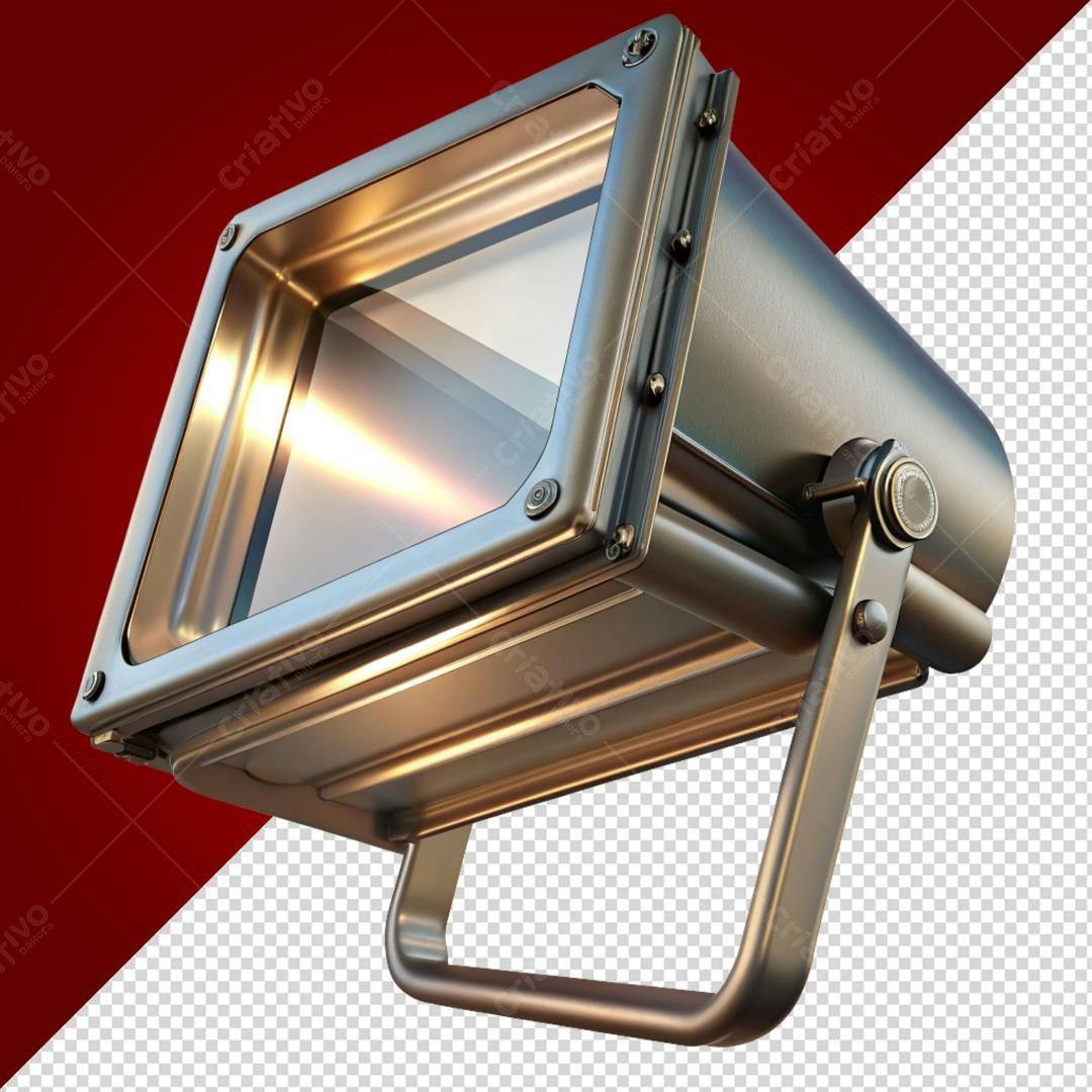 Icone Holofote Industrial PNG com fundo transparente