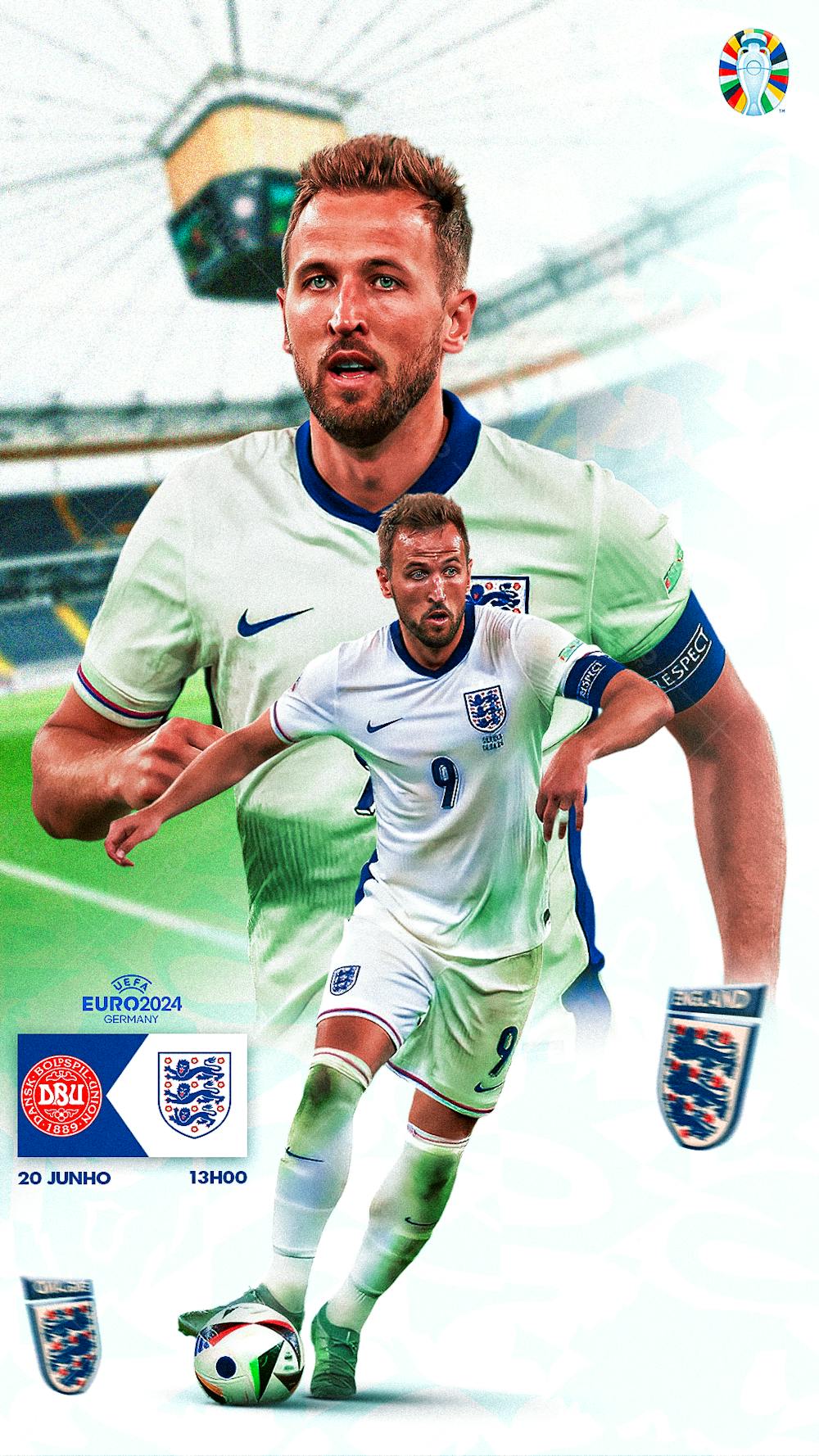 Flyer Matchday Kane Inglaterra