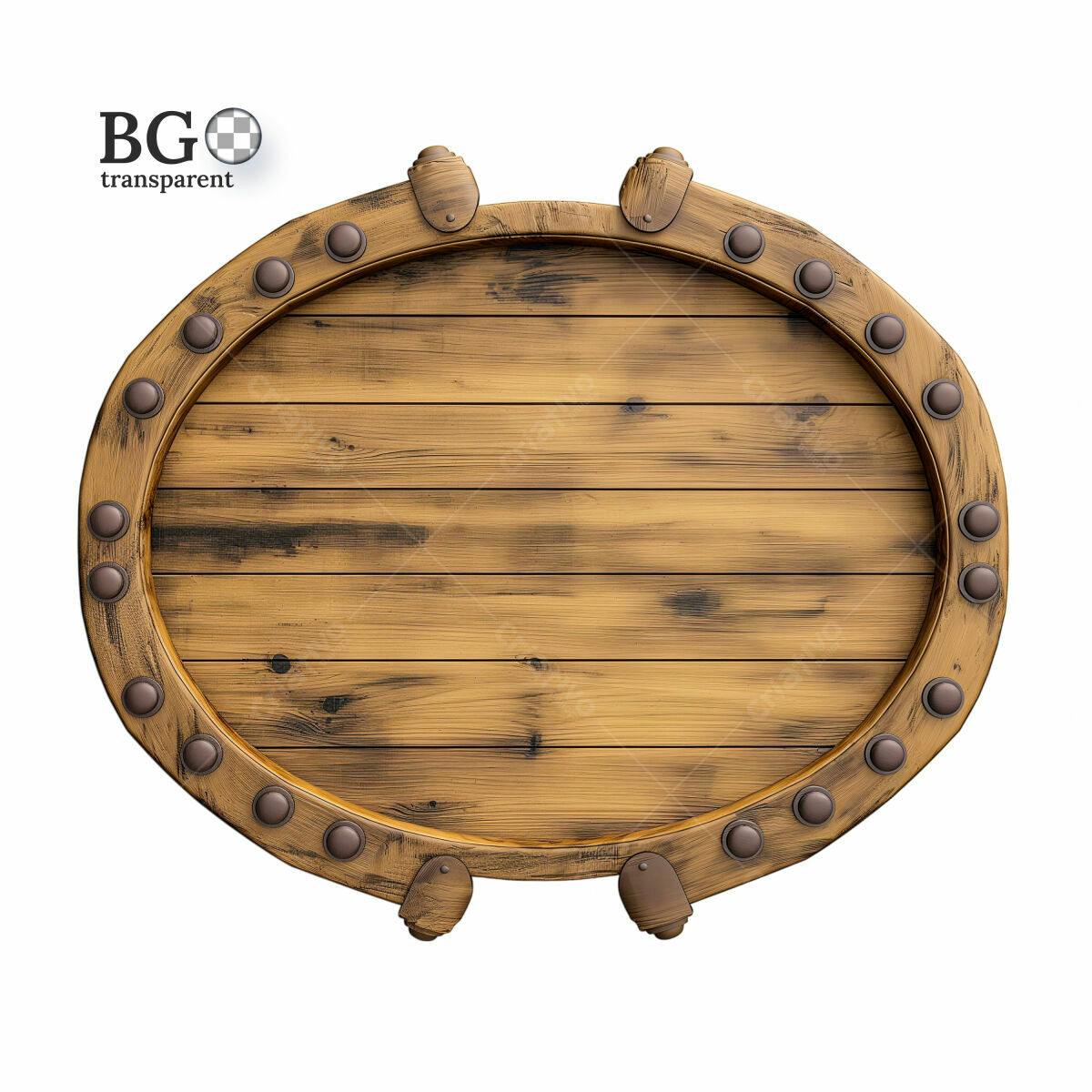 Placa de Madeira Oval para Logotipo PSD Editável