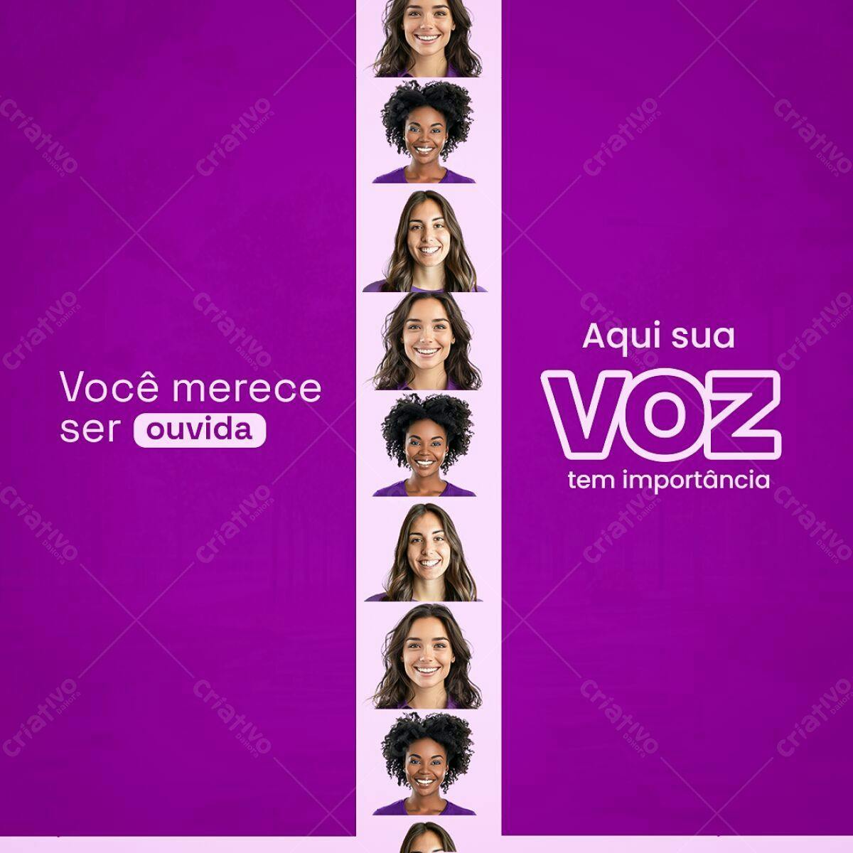 Postagem Redes Sociais Diversidade PSD Editável