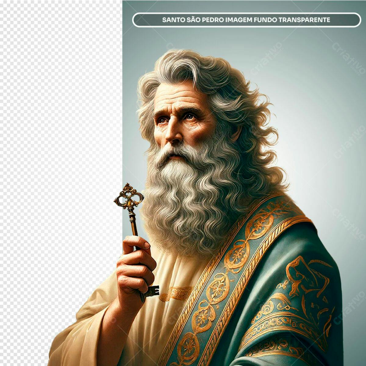 Imagem de São Pedro PSD Editável