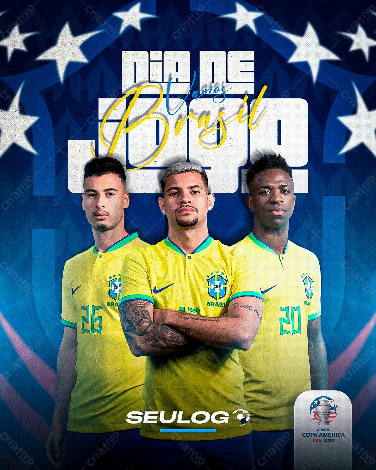Poster Dia dos Jogos Brasil PSD Editável