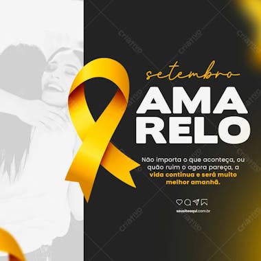 Setembro amarelo feed não importa