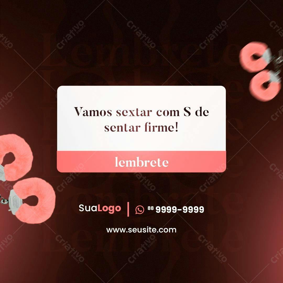 Flyer para Sex Shop PSD Editável