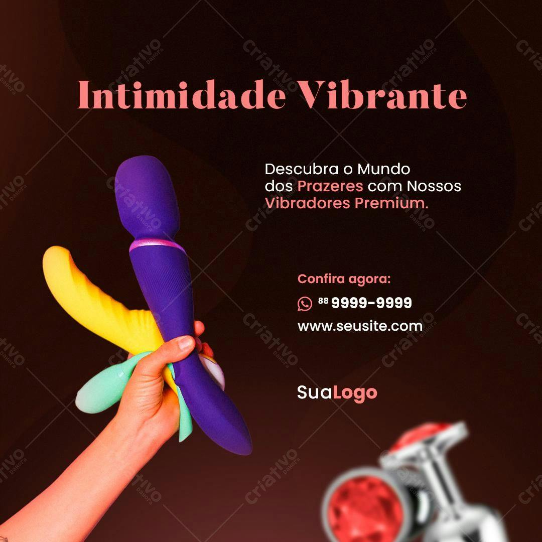 Flyer Intimidade Vibrante PSD Editável