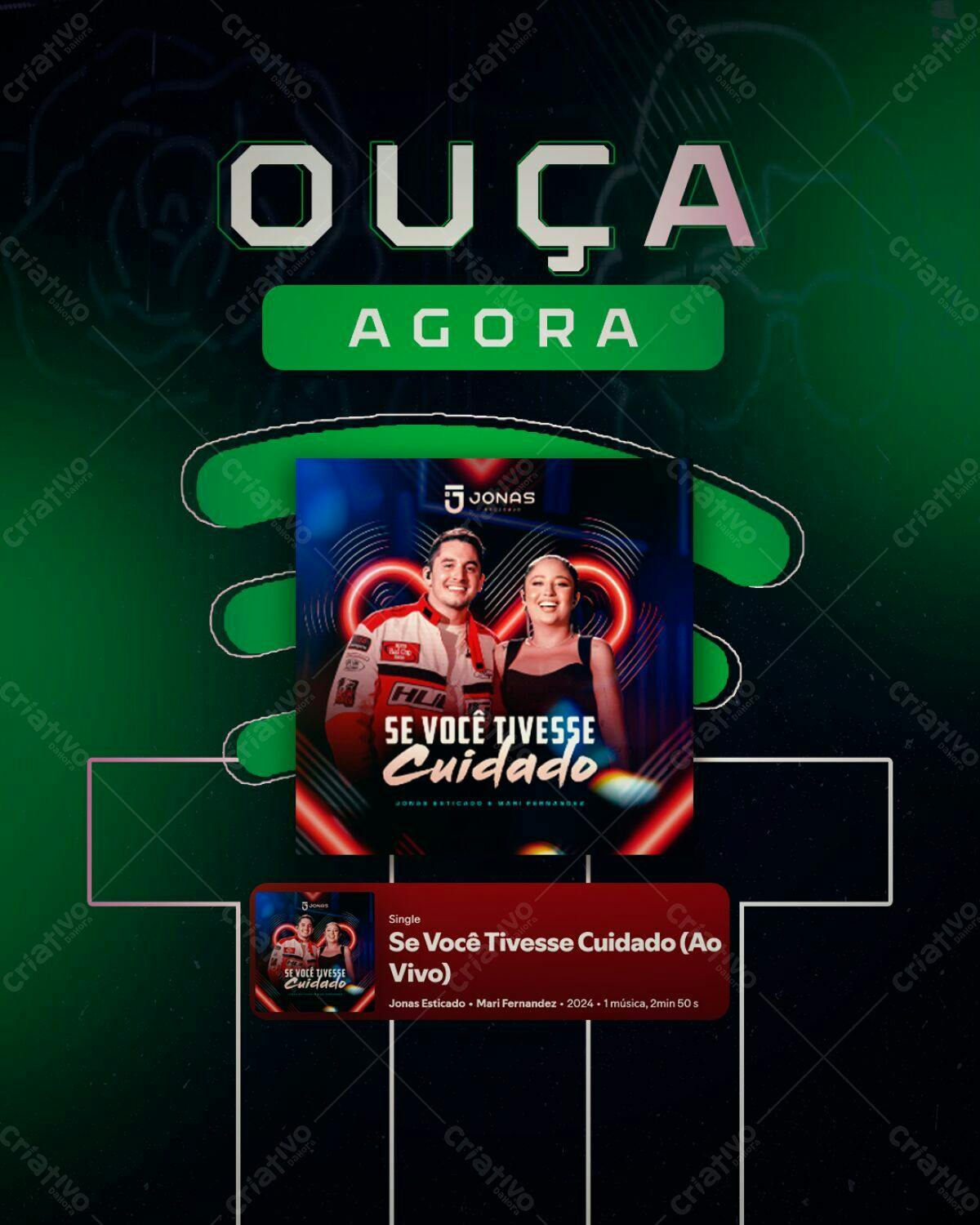Flyer Musical para Lançamento PSD Editável