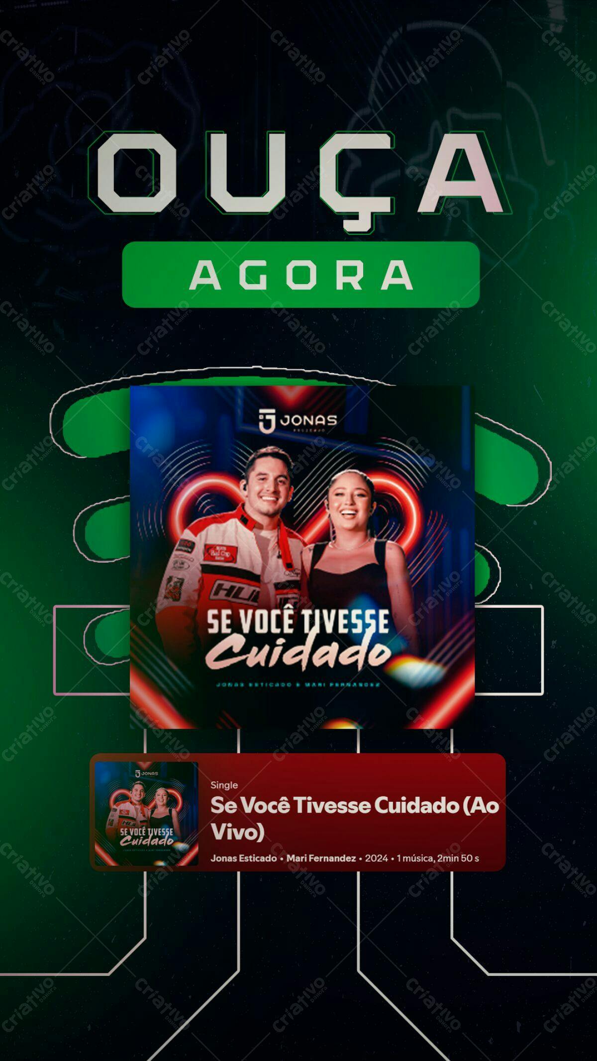 Capa para Single Musical PSD Editável