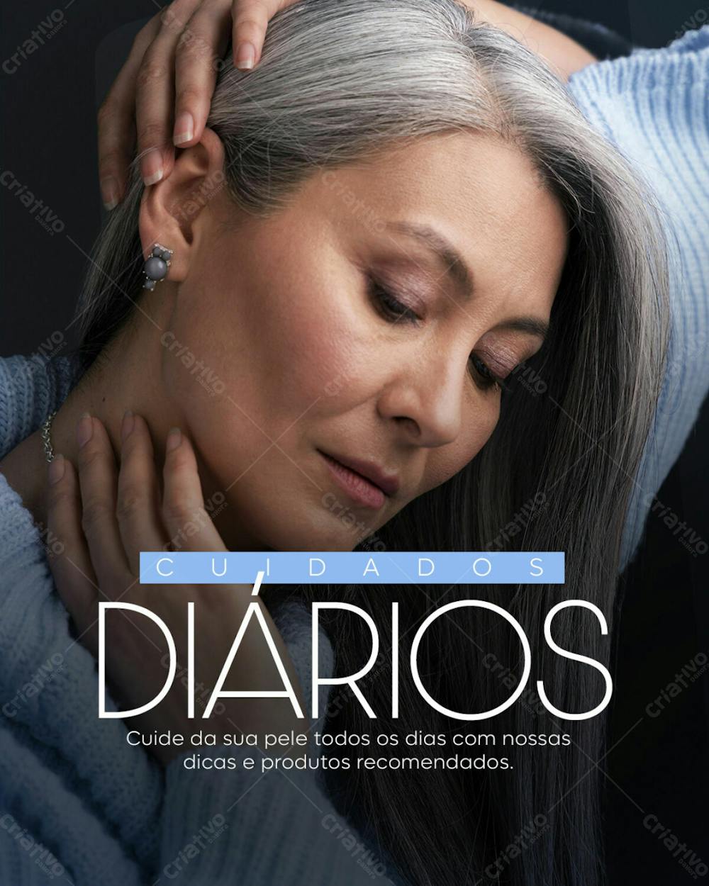 Dermatologista Cuidados Diários Feed Psd