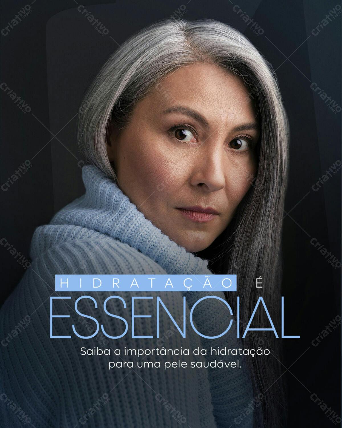 Post para Cuidados com a Pele PSD Editável
