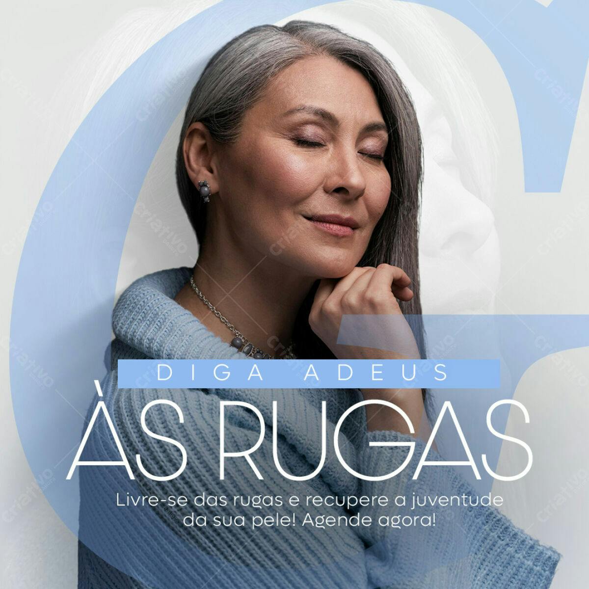 Flyer para Rejuvenescimento Facial PSD Editável