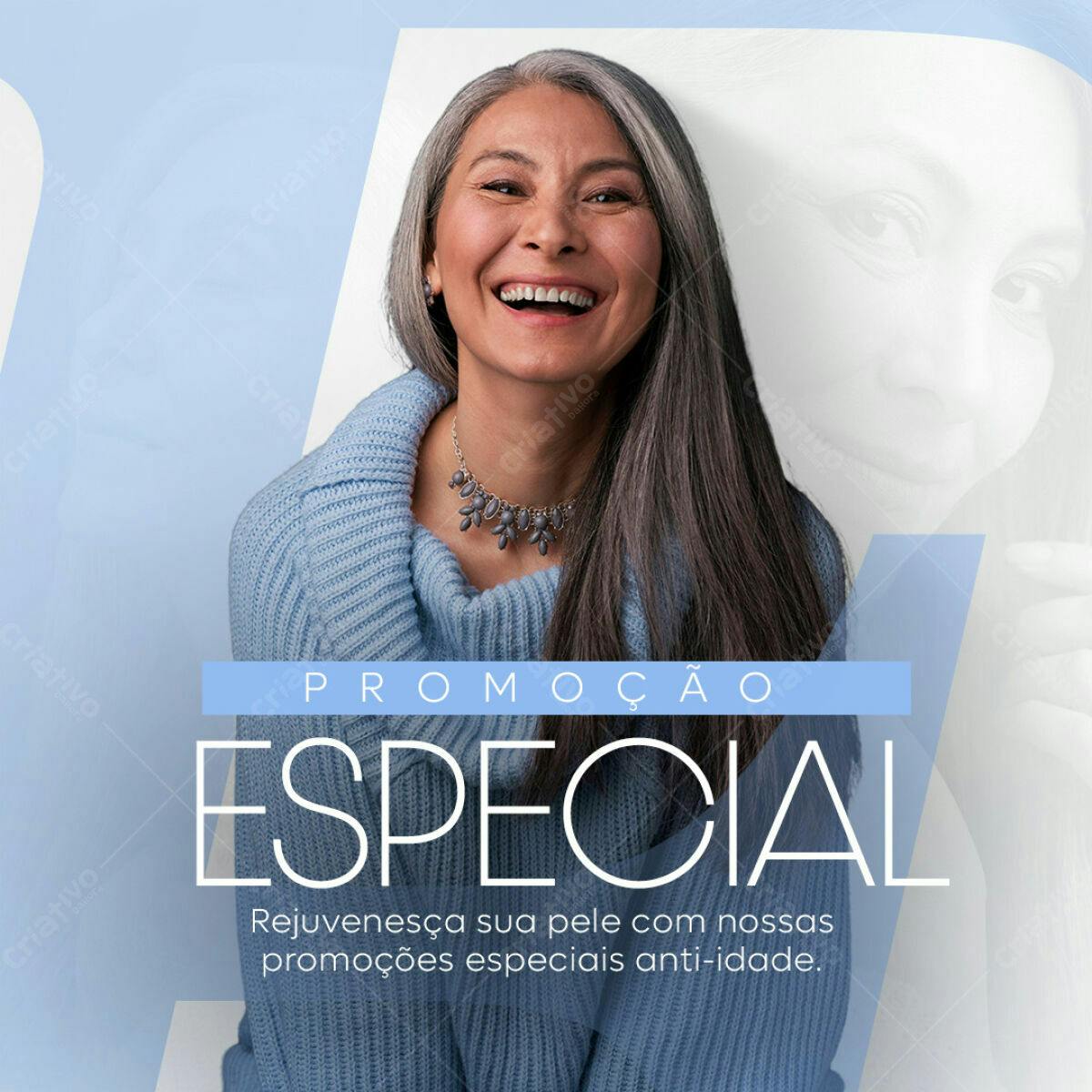 Post para Promoção Anti-Idade PSD Editável