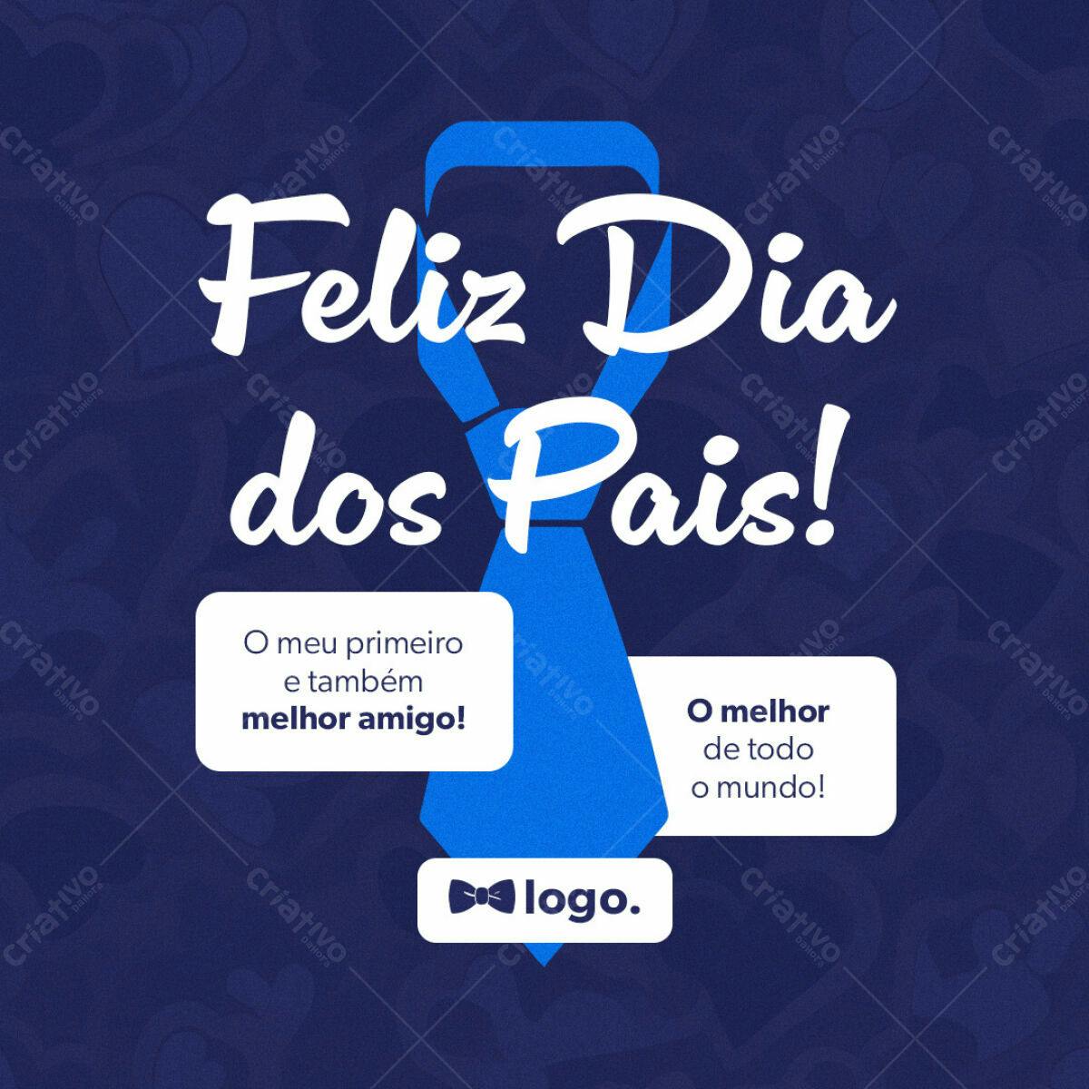 Postagem Dia dos Pais PSD Editável