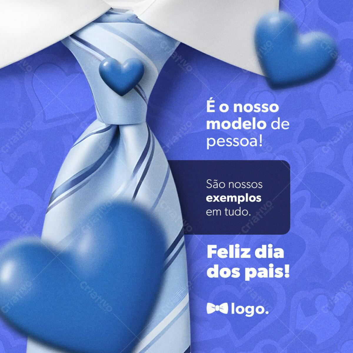 Postagem Dia dos Pais PSD Editável