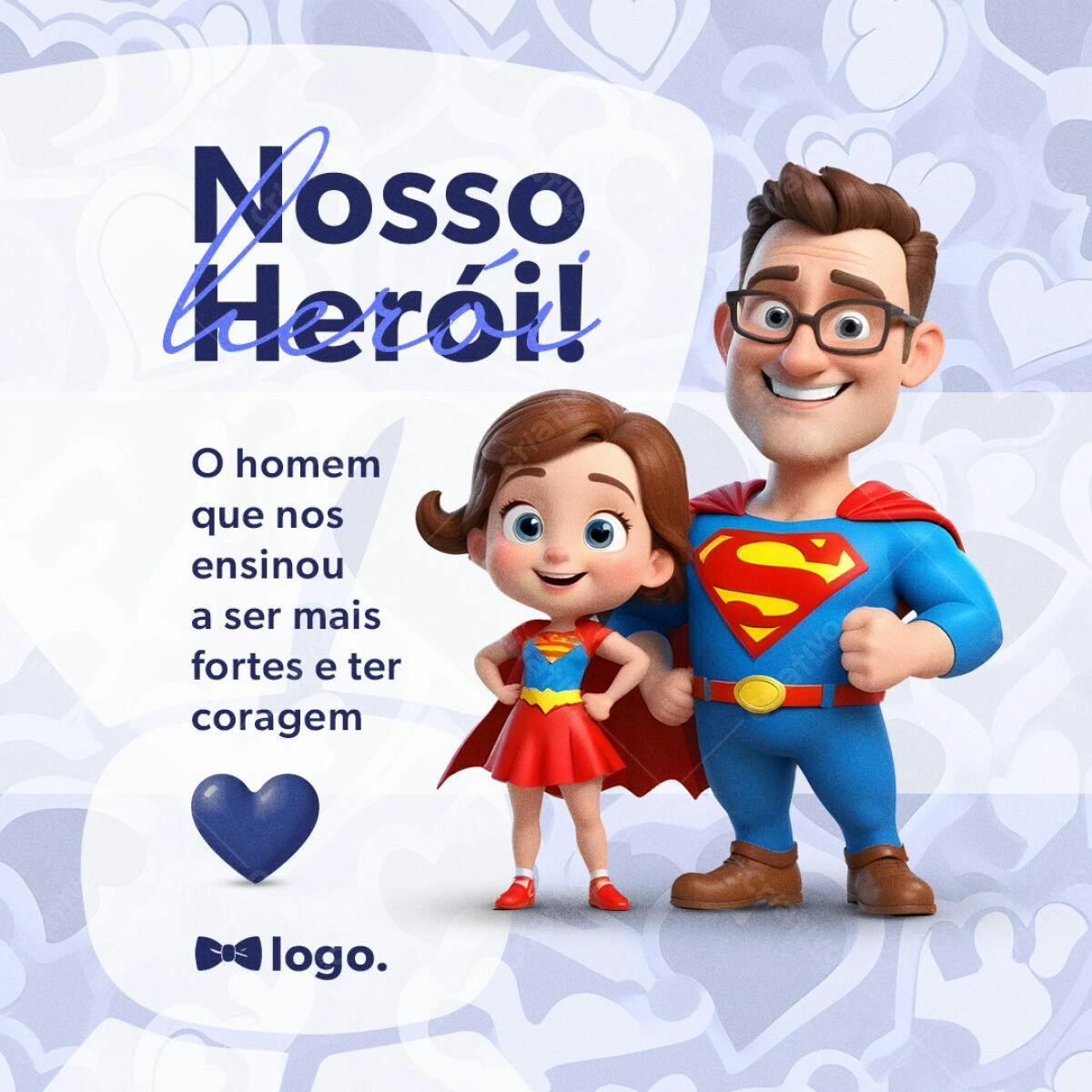 Post para Dia dos Pais PSD Editável