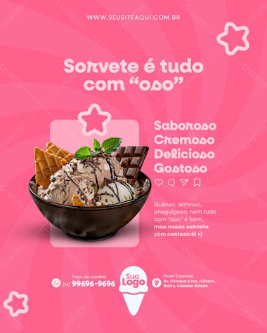 Feed vertical sorveteria social media 01