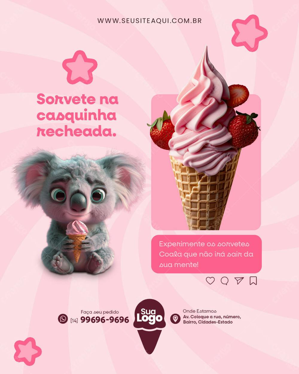 Feed Vertical Sorveteria Social Media 06