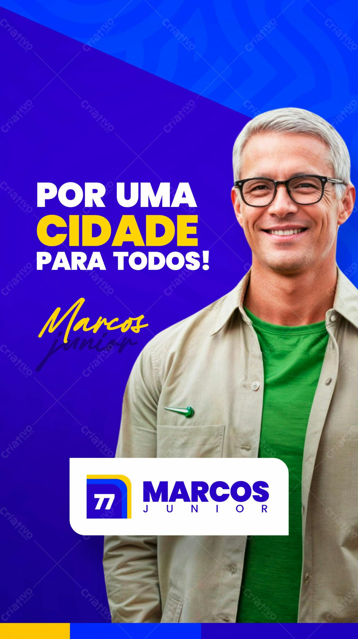 Flyer de Campanha Política PSD Editável