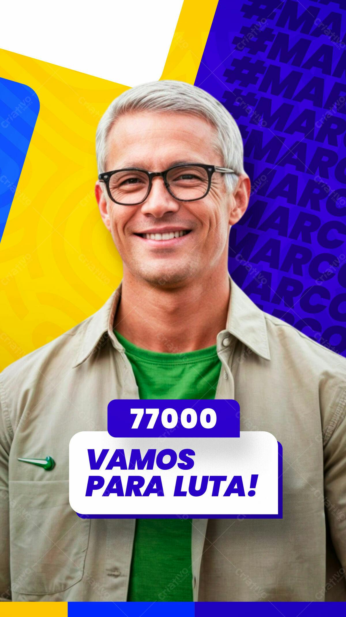 Postagem de Rede Social para Campanha PSD Editável