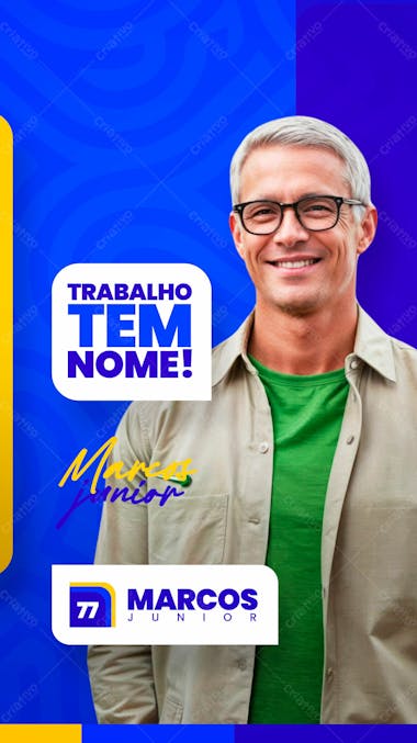 Campanha eleitoral política eleição prefeito vereador stories tr social media psd editavél