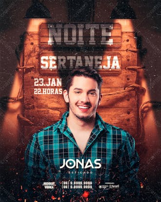 Evento show noite sertaneja feed