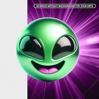 3d alien emoji 14
