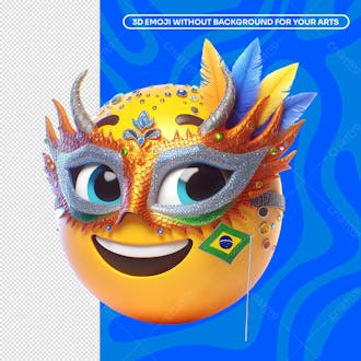 3d carnaval emoji 3