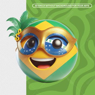 3d carnaval emoji 10