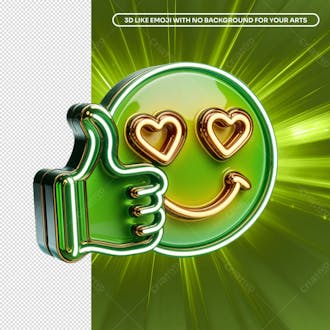 3d emoji like icon