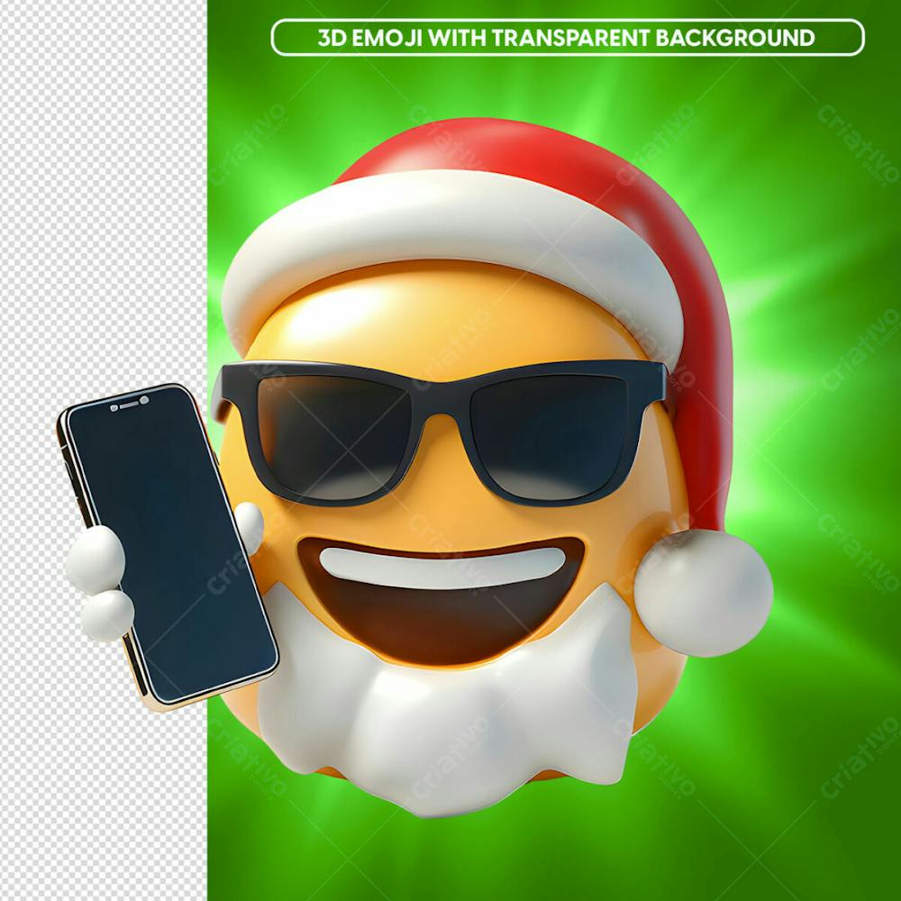 3D Smile Smartphone Like Emoji Glasses