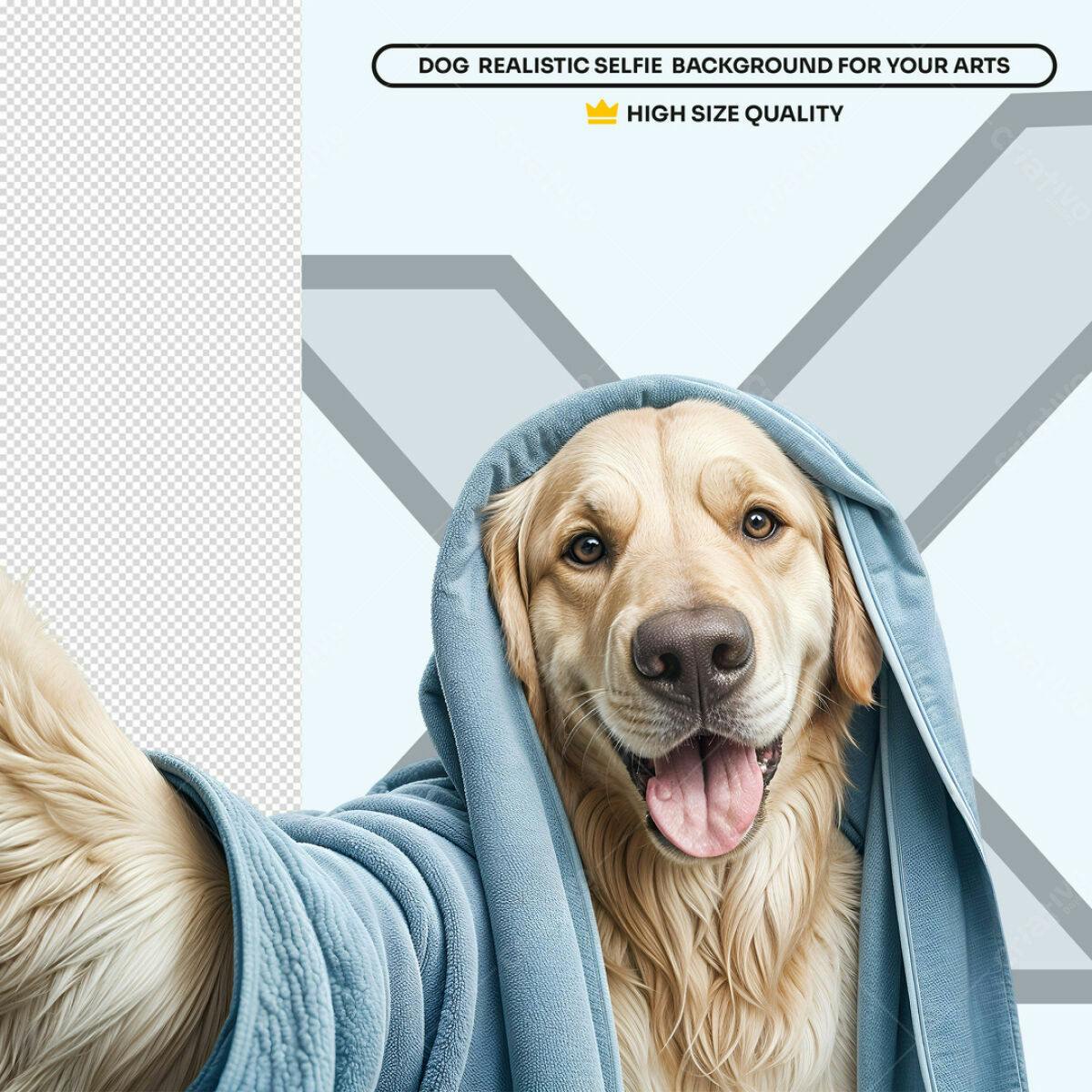 Background para Selfie de Cachorro PSD Editável