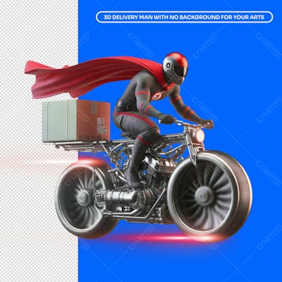 Delivery Super Entregador 3D 01