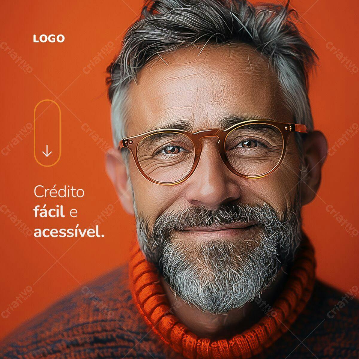 Postagem Mídia Social Crédito Fácil PSD Editável