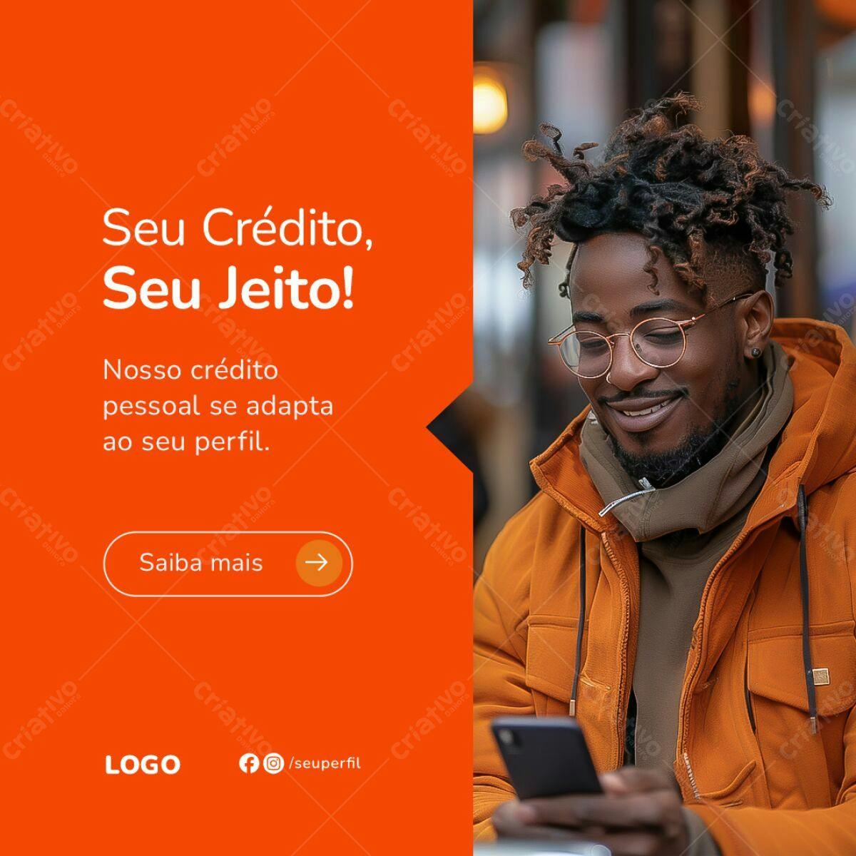 Banner Crédito Pessoal PSD Editável