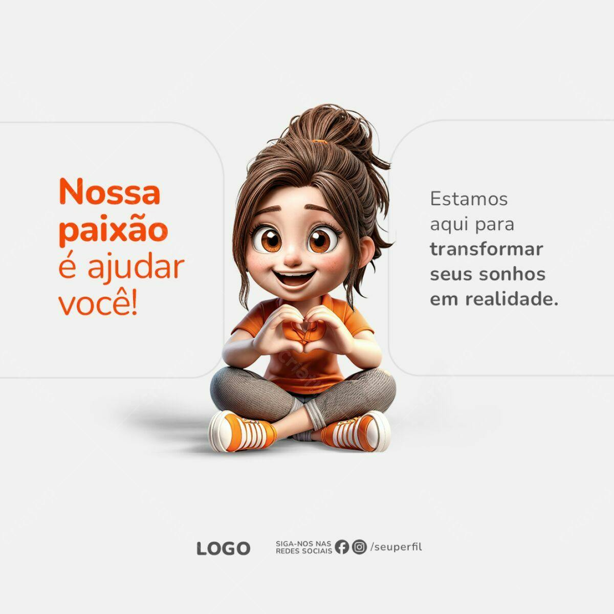 Post para Redes Sociais PSD Editável