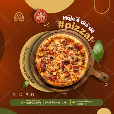 Hoje É Dia De Pizza
