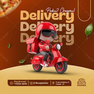 Pediu chegou! delivery pizzaria