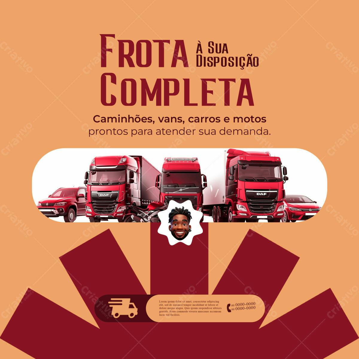 Flyer Frota Completa PSD Editável