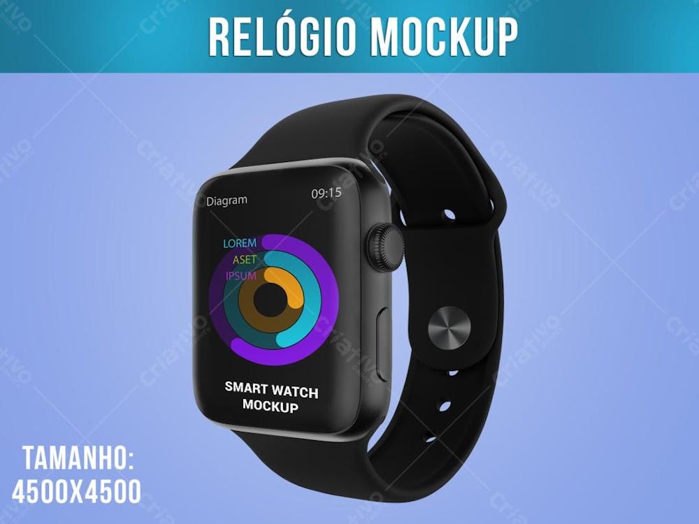 Relógio Mockup Smart Watch