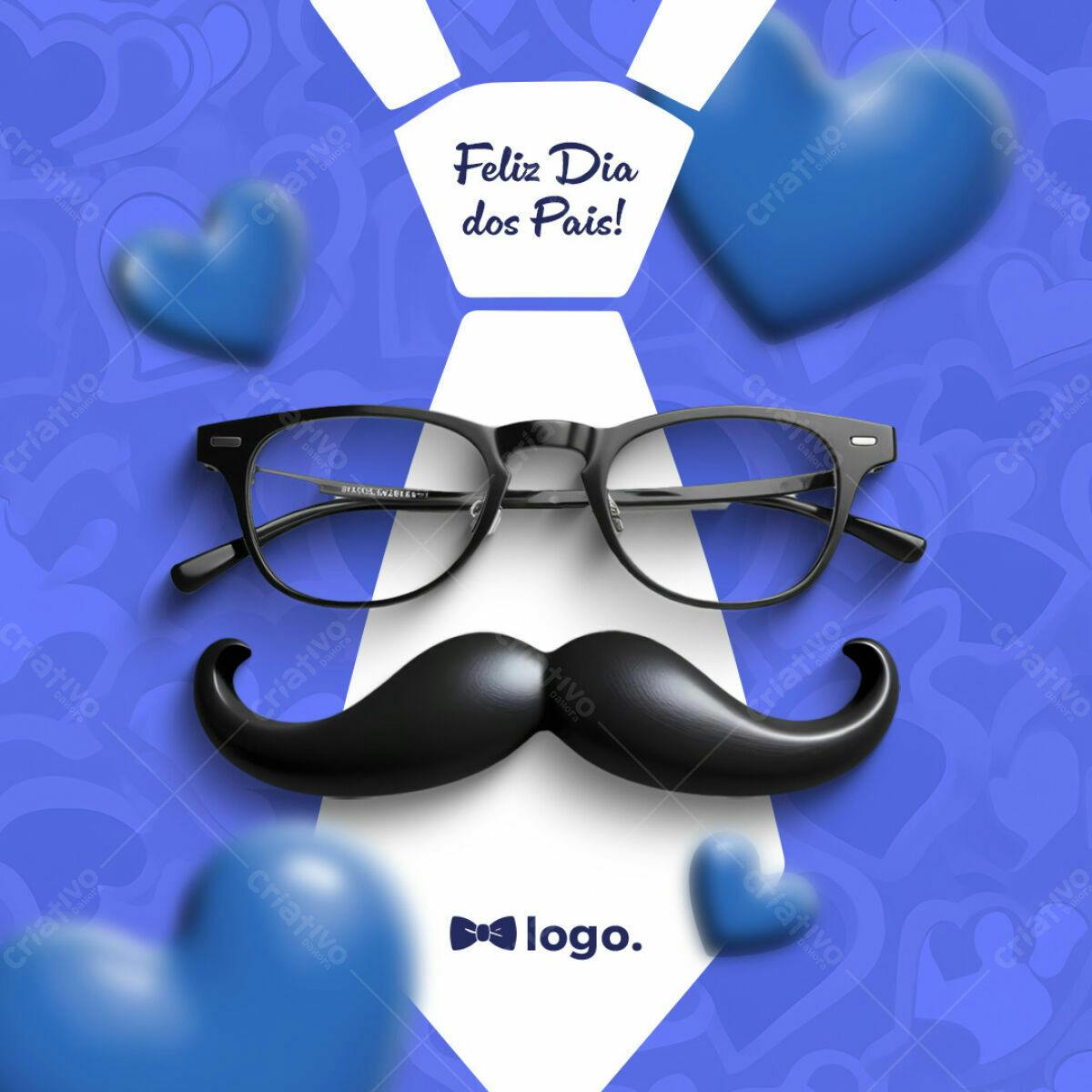 Flyer para Dia dos Pais PSD Editável