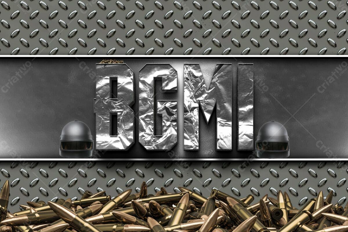 Banner para Jogo BGMI PSD Editável