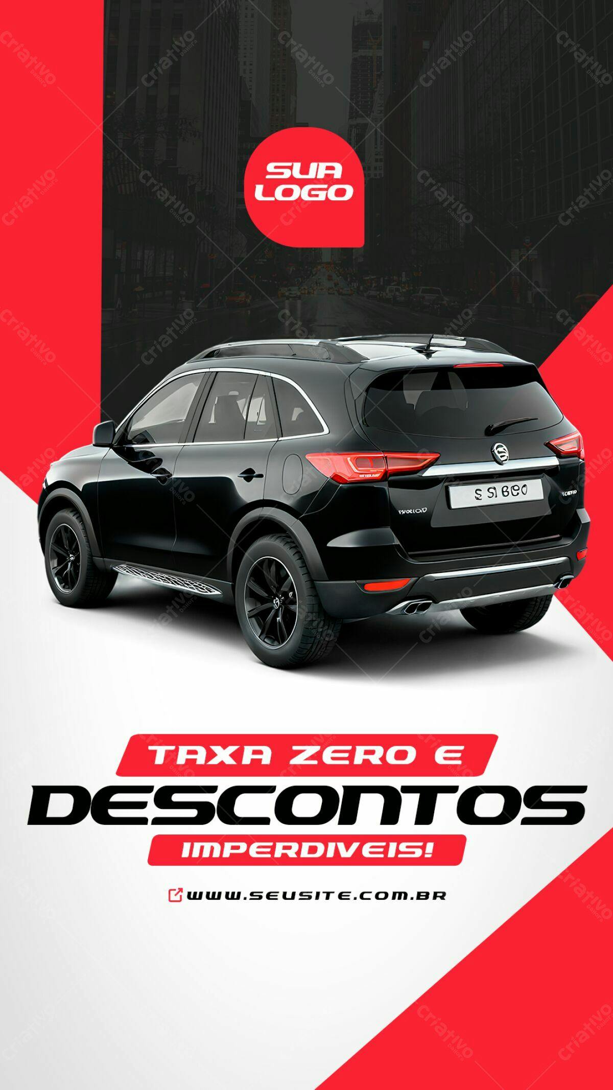 Flyer Promoção de Carro PSD Editável