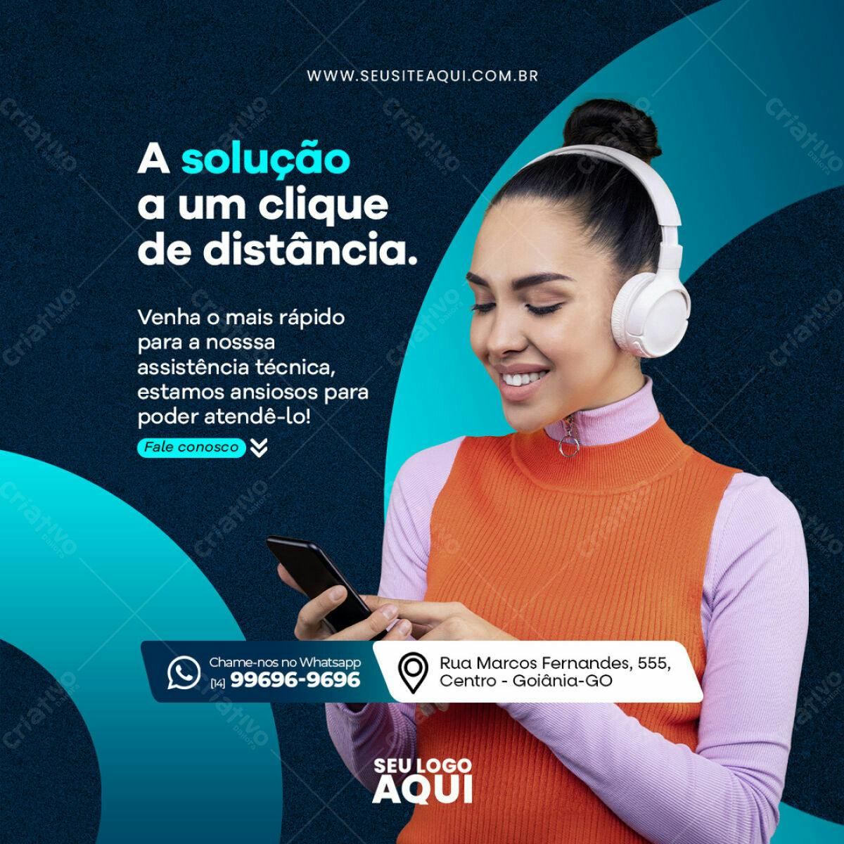 Postagem para Redes Sociais PSD Editável