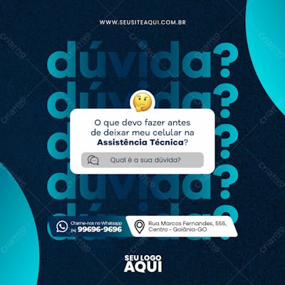 Feed Quadrado Assistência Técnica 20