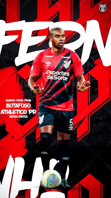 Flyer matchday fernandinho athletico pr