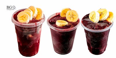 Açaí Brasileiro Com Banana Png Transparente